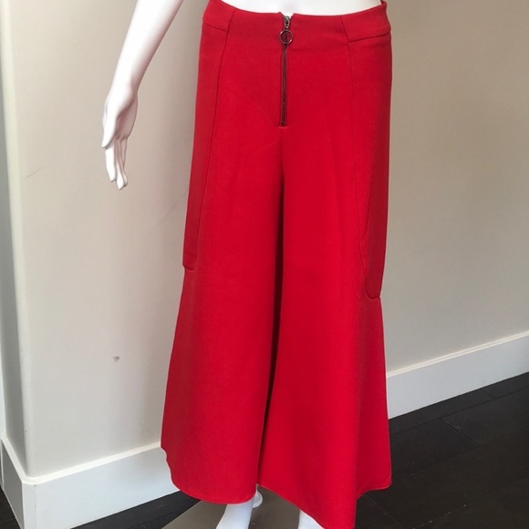 NWT Free Generation Small Red Gaucho Pants - Picture 2 of 6